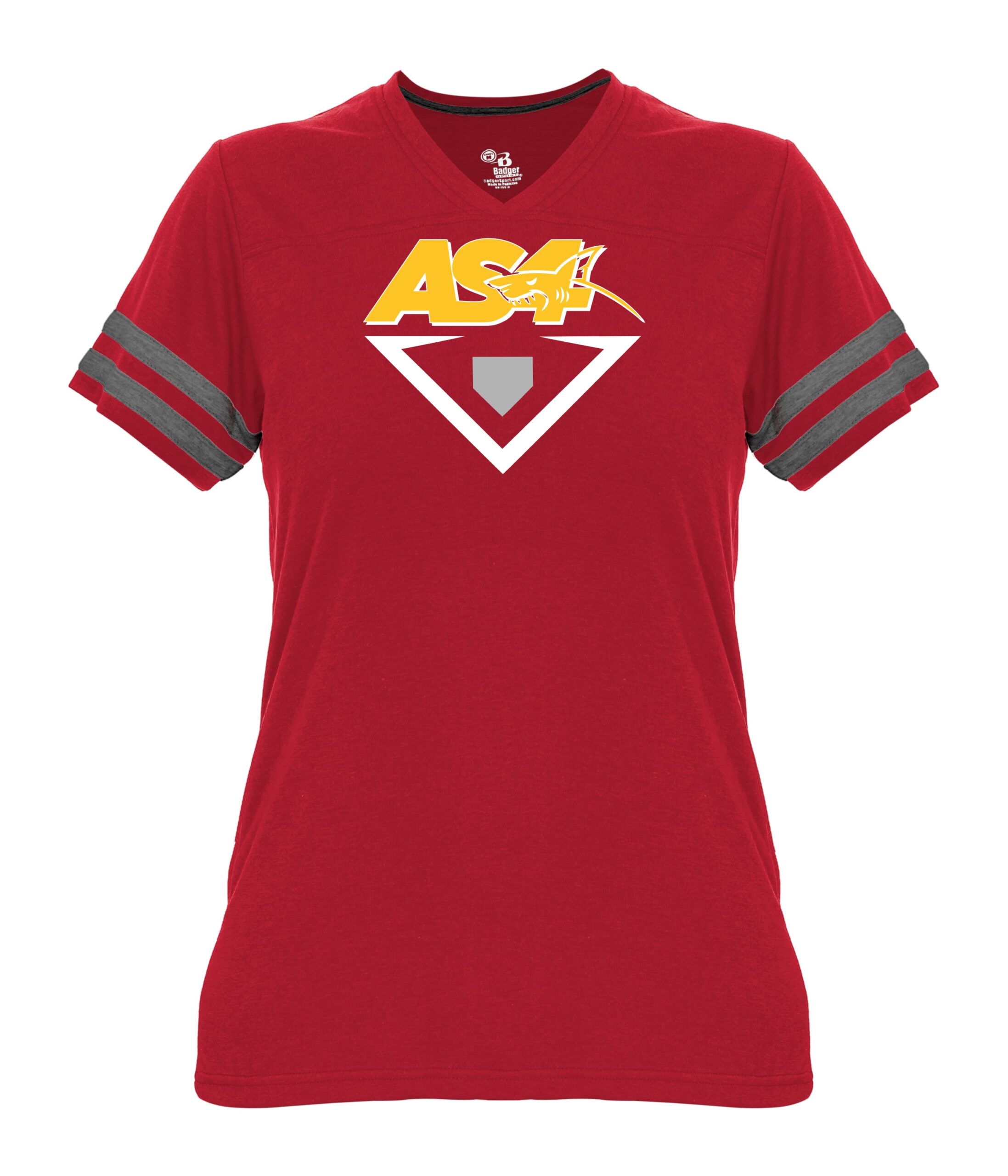 Tri-Blend Women's Fan Tee - Image 3